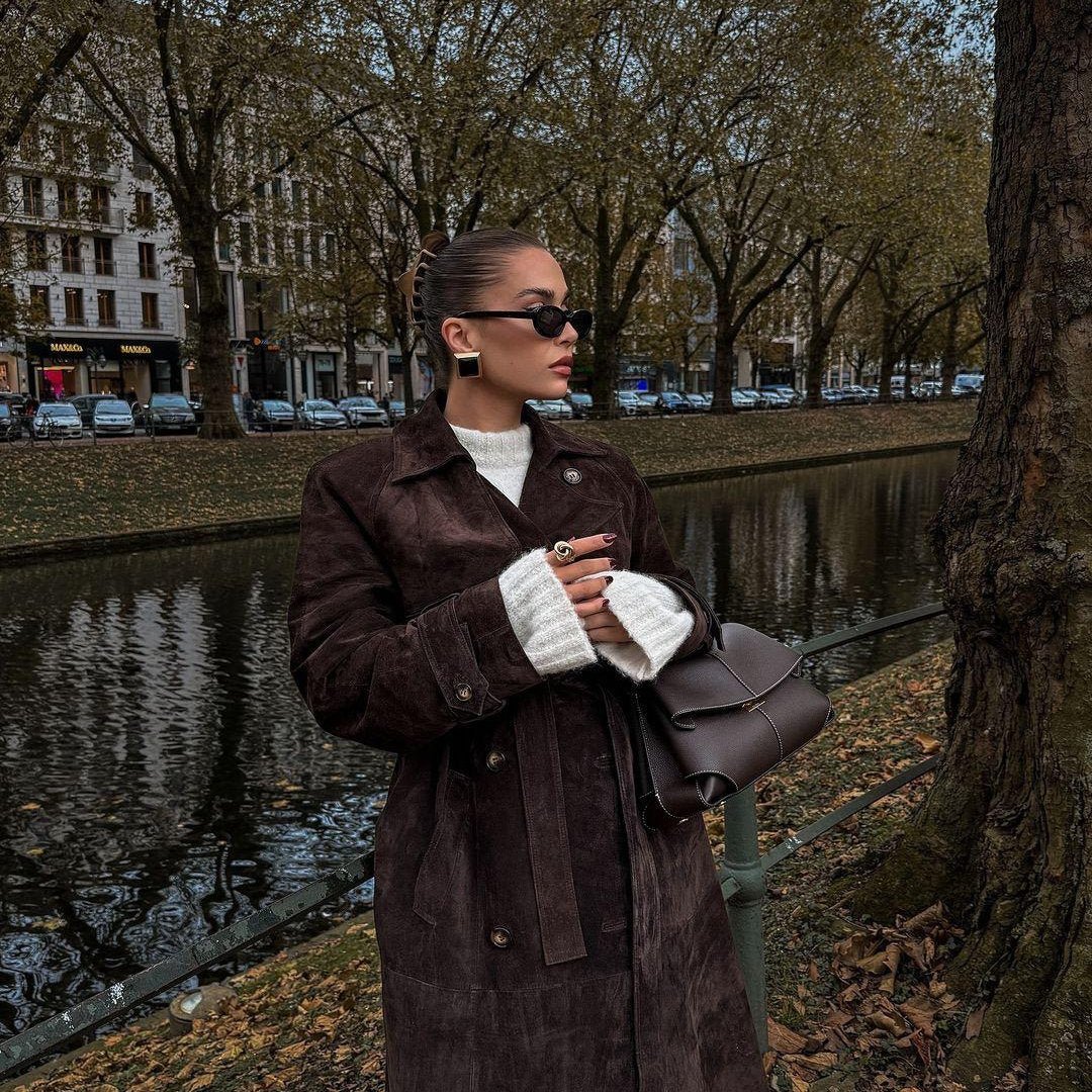 Aveline Luxury Leather Handbag – Timeless Elegance Meets Modern Sophistication - in Chalk | Arvea Bags