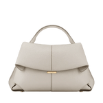 Aveline Luxury Leather Handbag – Timeless Elegance Meets Modern Sophistication - in Chalk | Arvea Bags