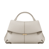 Aveline Luxury Leather Handbag – Timeless Elegance Meets Modern Sophistication - in Chalk | Arvea Bags