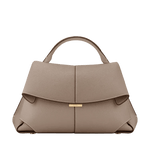 Aveline Luxury Leather Handbag – Timeless Elegance Meets Modern Sophistication - in Taupe | Arvea Bags