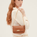 Azariah | Elegant Gold Chain Strap – Luxe & Versatile Accessory - in Gold | Arvea Bags
