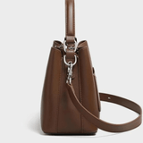 Bella | Classic Leather Tote Bag – Elegant & Functional for Every Occasion - in Brown | Arvea Bags