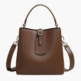 Bella | Classic Leather Tote Bag – Elegant & Functional for Every Occasion - in Brown | Arvea Bags