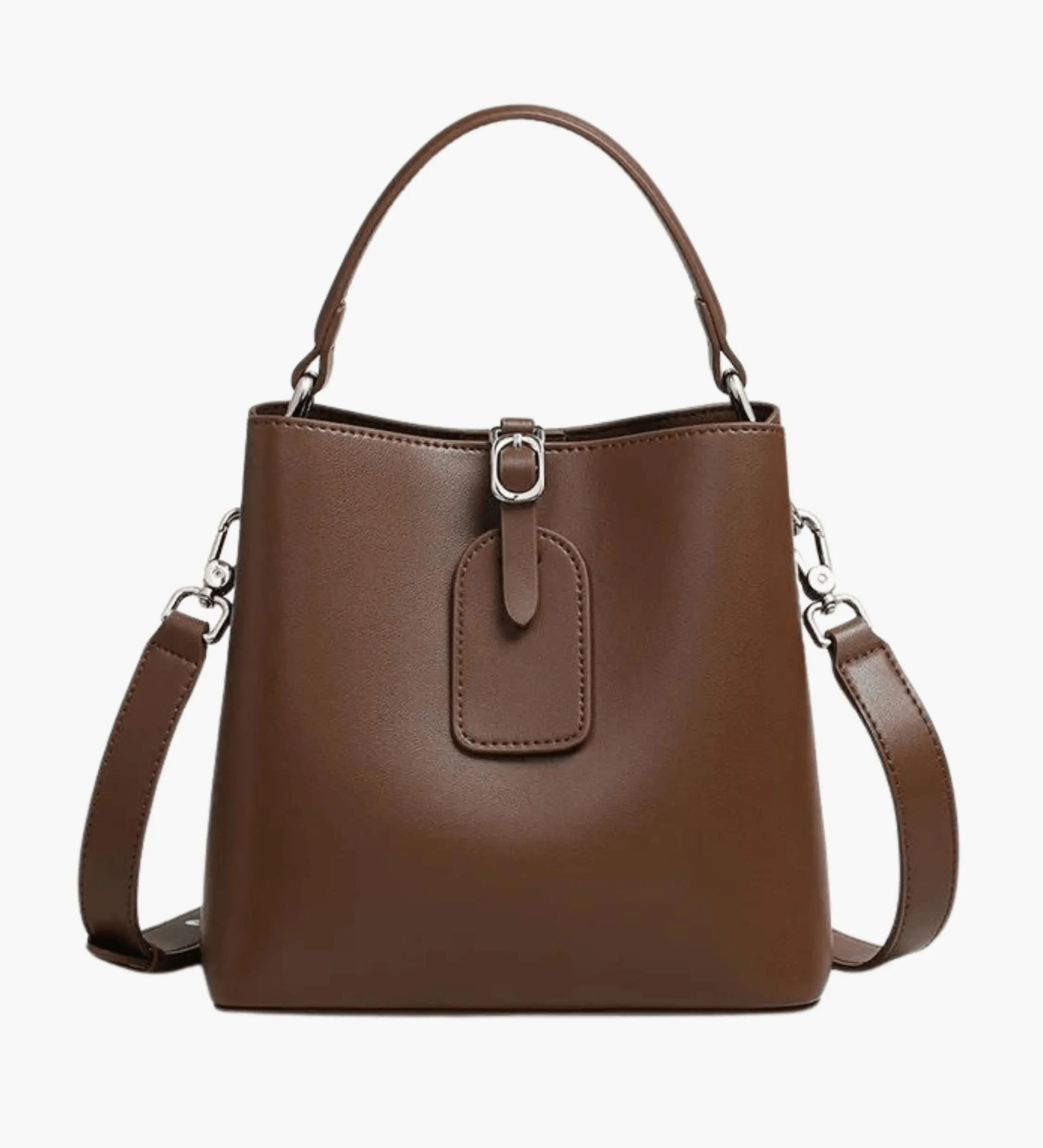 Bella | Classic Leather Tote Bag – Elegant & Functional for Every Occasion - in Brown | Arvea Bags