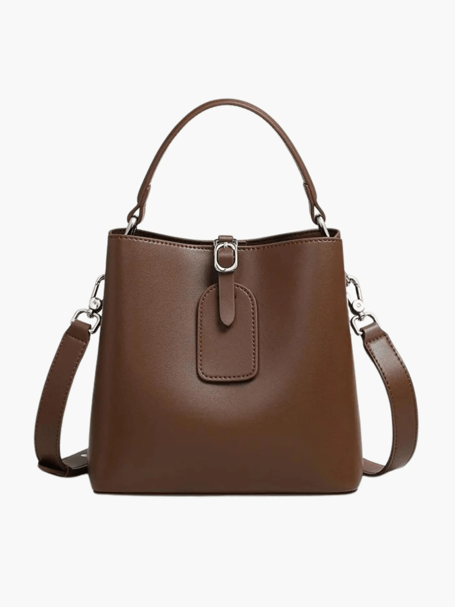 Bella | Classic Leather Tote Bag – Elegant & Functional for Every Occasion - in Brown | Arvea Bags