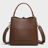 Bella | Classic Leather Tote Bag – Elegant & Functional for Every Occasion - in Brown | Arvea Bags