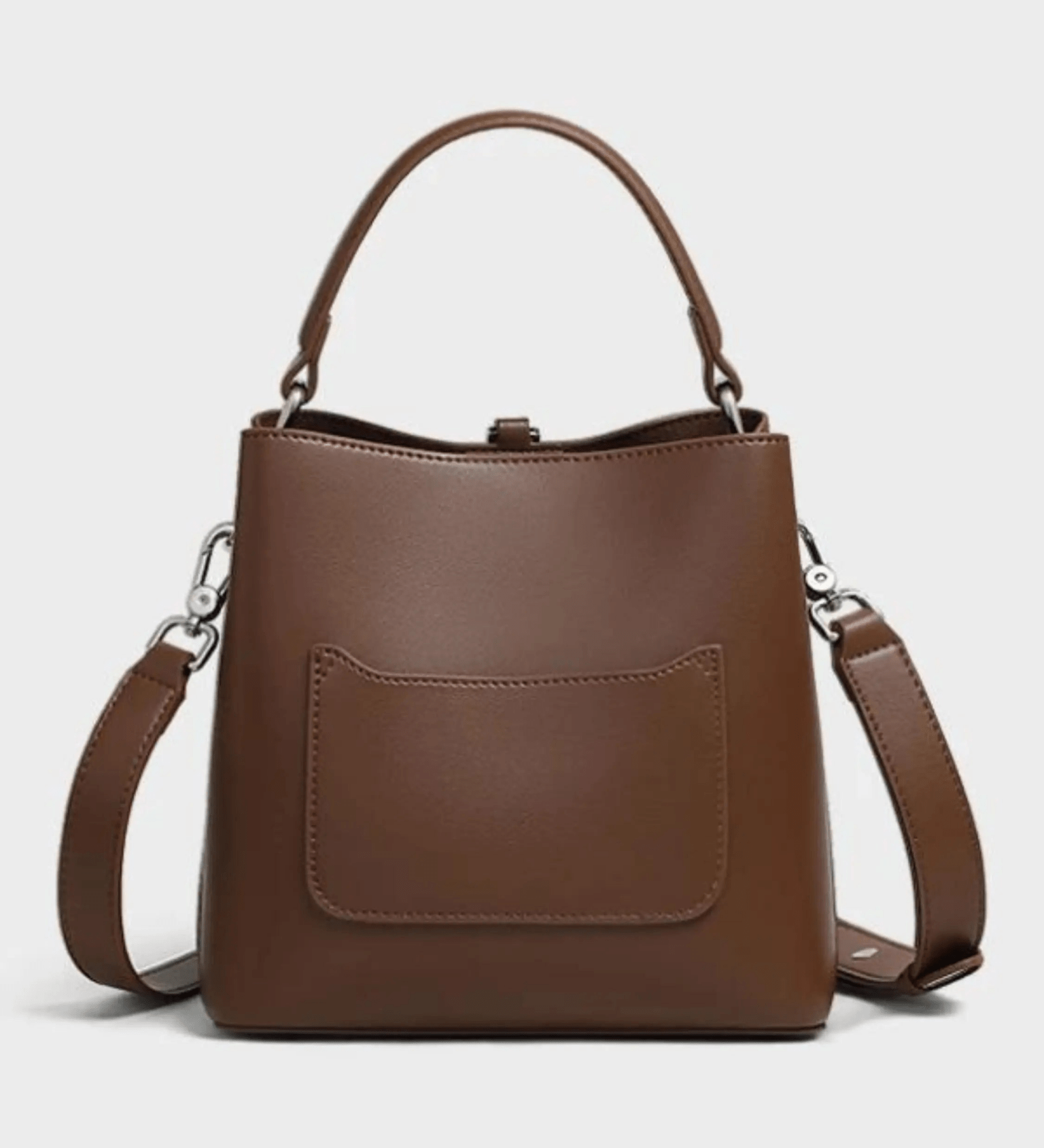Bella | Classic Leather Tote Bag – Elegant & Functional for Every Occasion - in Brown | Arvea Bags