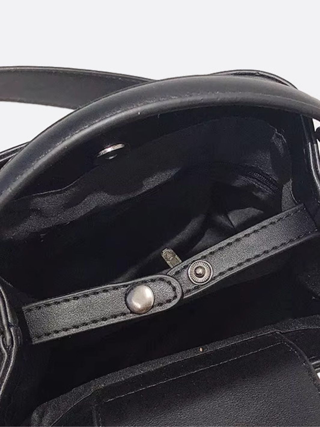 Black Rhinestone Bucket Bag – Sparkly Evening Shoulder Bag - in Light Beige | Arvea Bags