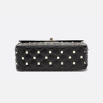 Black Studded Leather Handbag – Rock Chic Meets Luxury - in Black | Arvea Bags