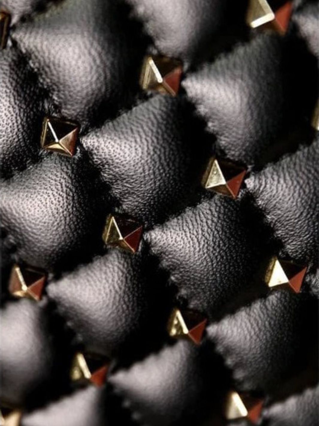 Black Studded Leather Handbag – Rock Chic Meets Luxury - in Black | Arvea Bags