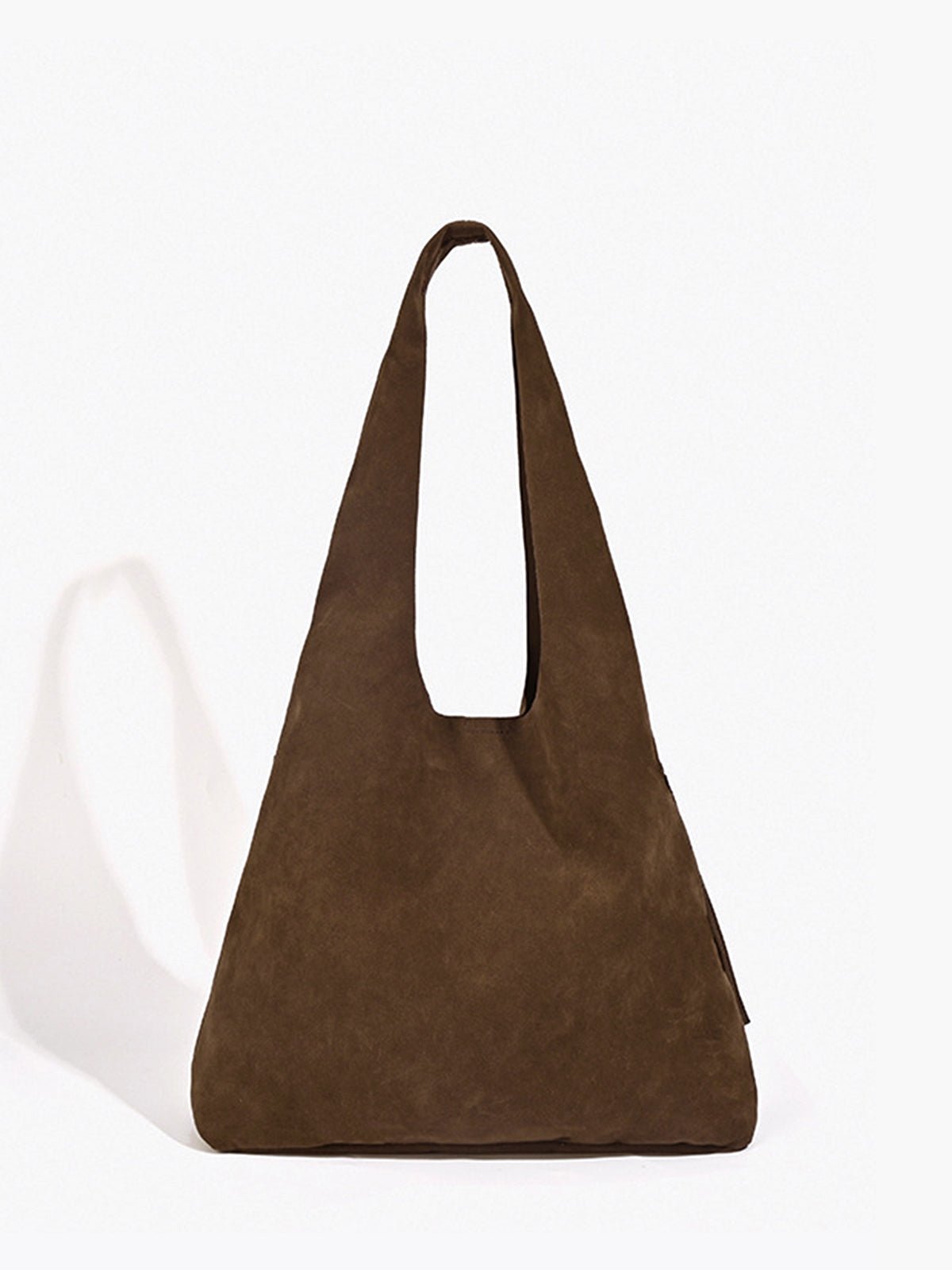 Boheemse | Suede Fringe Hobo Bag – A Statement of Bohemian Elegance - in Dark Brown | Arvea Bags