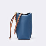 Briselle | Leather Crossbody Bag – Elegant Simplicity & Modern Charm - in Blue | Arvea Bags