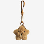Brivana | Fuzzy Star Plush Bag Charm – Cozy, Cute & Playful - in Beige | Arvea Bags