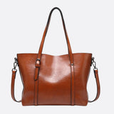Brown Leather Tote Bag – Classic Elegance Meets Everyday Practicality - in Camel | Arvea Bags