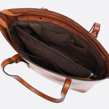 Brown Leather Tote Bag – Classic Elegance Meets Everyday Practicality - in Camel | Arvea Bags