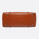 Brown Leather Tote Bag – Classic Elegance Meets Everyday Practicality - in Camel | Arvea Bags
