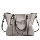 Brown Leather Tote Bag – Classic Elegance Meets Everyday Practicality - in Gray | Arvea Bags