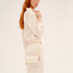Calista | Slim Gold Chain Strap – Sleek & Versatile Bag Accessory - in Gold | Arvea Bags