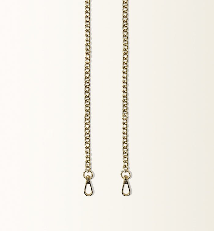 Calista | Slim Gold Chain Strap – Sleek & Versatile Bag Accessory - in Gold | Arvea Bags