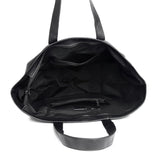 Caro | Oversized Leather Tote – Soft Structure & Everyday Carryall - in Black | Arvea Bags