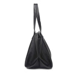 Caro | Oversized Leather Tote – Soft Structure & Everyday Carryall - in Black | Arvea Bags