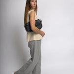 Celeste | Black Leather Shoulder Bag – Sleek & Modern - in Black | Arvea Bags