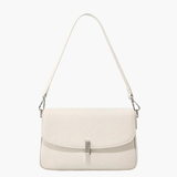 Celeste | Luxe Pebbled Leather Shoulder Bag – Effortless Sophistication - in Cream | Arvea Bags