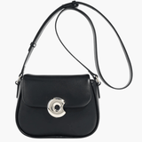 Celeste | Periwinkle Crossbody Bag – Modern Chic & Elegance - in Black | Arvea Bags