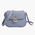 Celeste | Periwinkle Crossbody Bag – Modern Chic & Elegance - in Black | Arvea Bags