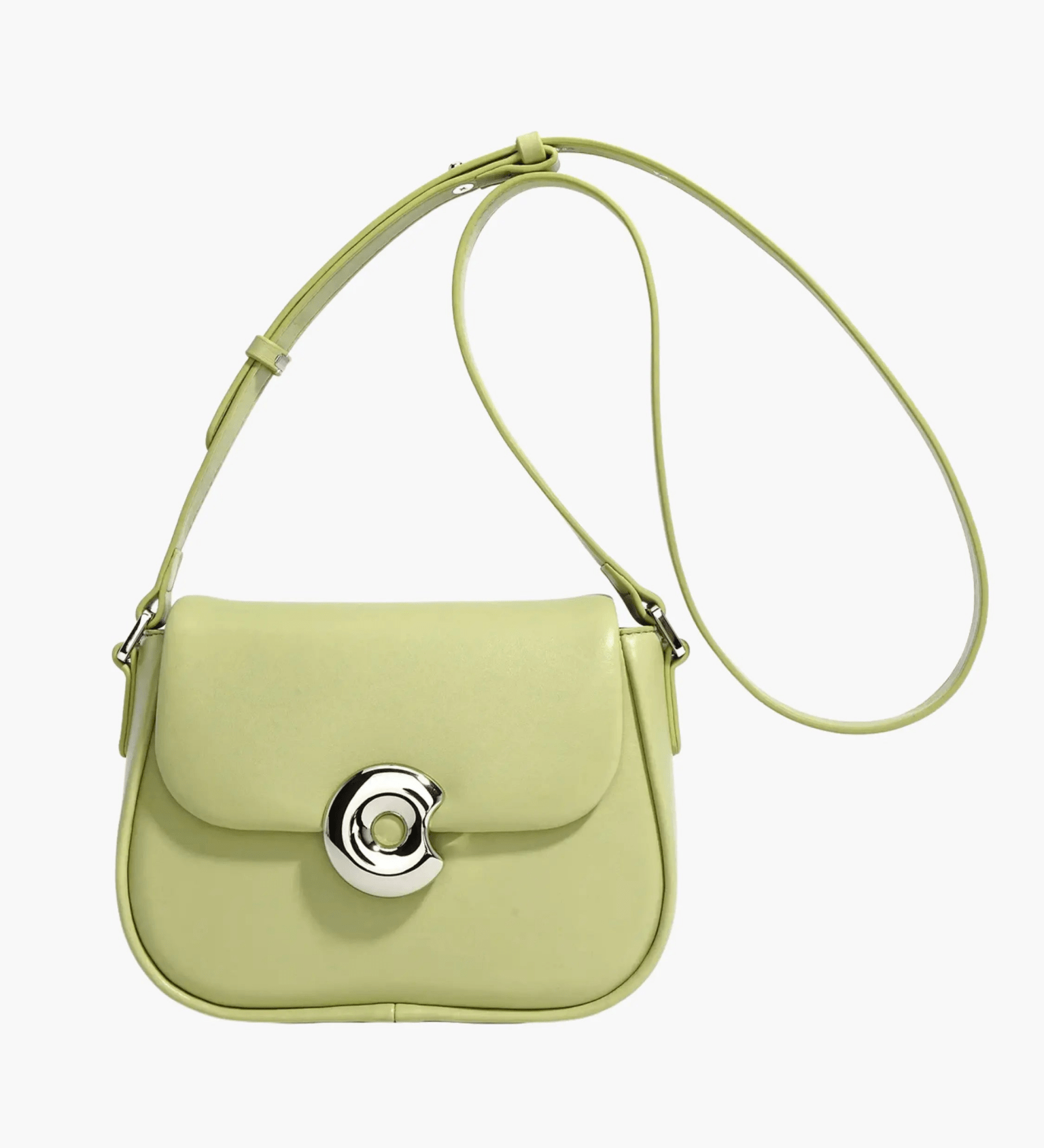 Celeste | Periwinkle Crossbody Bag – Modern Chic & Elegance - in Olive | Arvea Bags