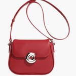 Celeste | Periwinkle Crossbody Bag – Modern Chic & Elegance - in Red | Arvea Bags