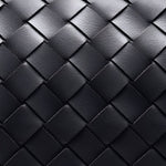 Ciara Woven Shoulder Bag – Elegant Faux Leather Tote - in Black | Arvea Bags