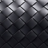 Ciara Woven Shoulder Bag – Elegant Faux Leather Tote - in Black | Arvea Bags