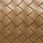 Ciara Woven Shoulder Bag – Elegant Faux Leather Tote - in Khaki | Arvea Bags