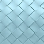 Ciara Woven Shoulder Bag – Elegant Faux Leather Tote - in Sky Blue | Arvea Bags