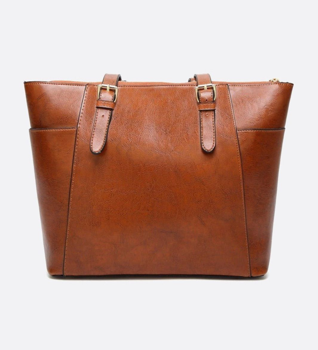 Classic Brown Leather Tote Bag – Everyday Elegance for Modern Women - in Classic Brown | Arvea Bags