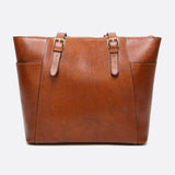 Classic Brown Leather Tote Bag – Everyday Elegance for Modern Women - in Classic Brown | Arvea Bags