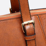 Classic Brown Leather Tote Bag – Everyday Elegance for Modern Women - in Classic Brown | Arvea Bags
