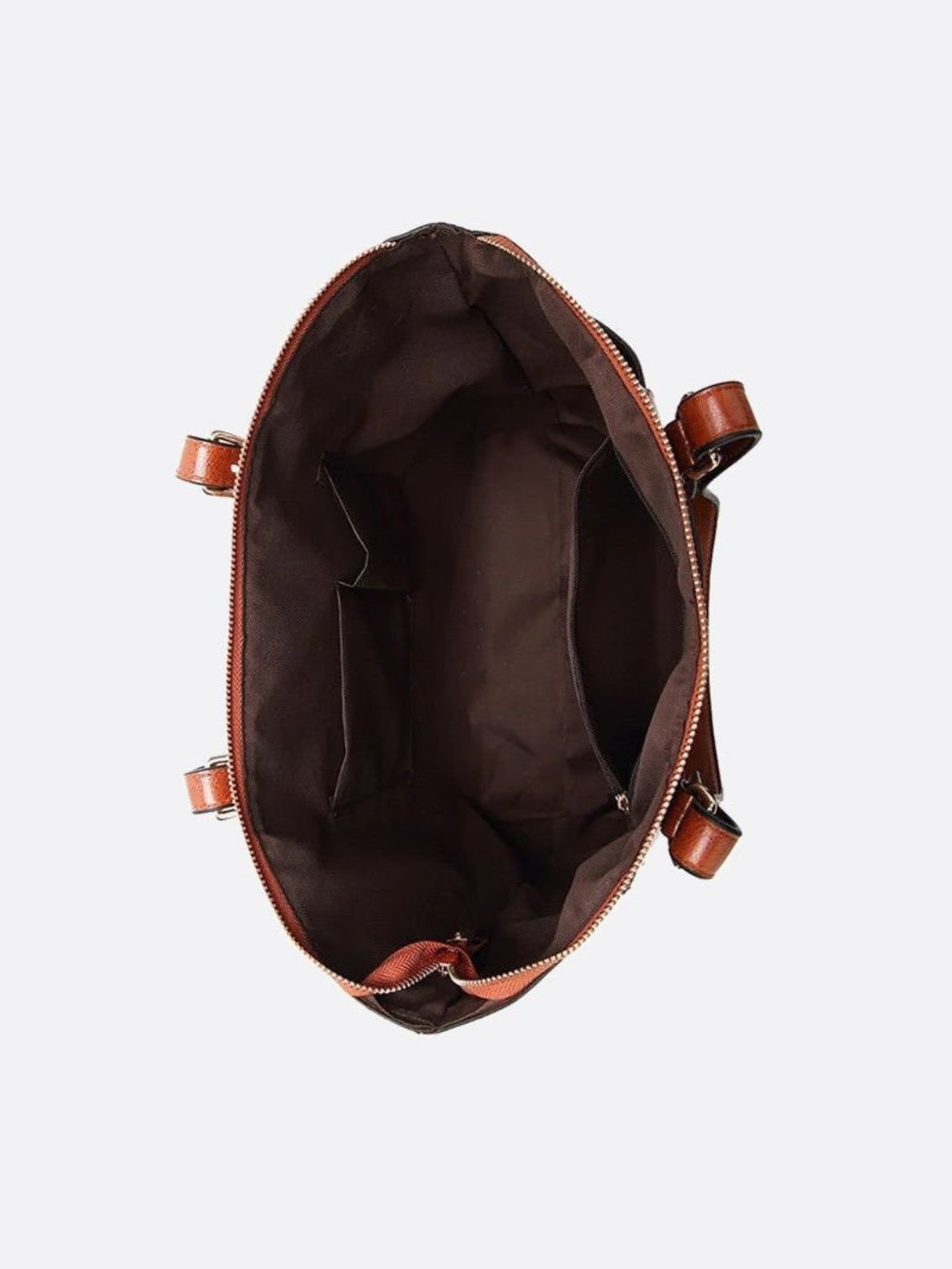 Classic Structured Leather Shopper Handbag - in Camel | Arvea Bags