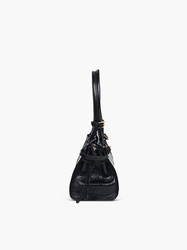 Diana | Sleek Vegan Leather Shoulder Bag – Minimalist & Versatile - in Black | Arvea Bags