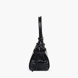 Diana | Sleek Vegan Leather Shoulder Bag – Minimalist & Versatile - in Black | Arvea Bags