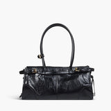 Diana | Sleek Vegan Leather Shoulder Bag – Minimalist & Versatile - in Black | Arvea Bags