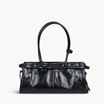 Diana | Sleek Vegan Leather Shoulder Bag – Minimalist & Versatile - in Black | Arvea Bags
