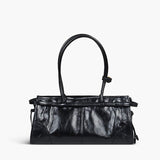 Diana | Sleek Vegan Leather Shoulder Bag – Minimalist & Versatile - in Black | Arvea Bags