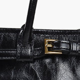 Diana | Sleek Vegan Leather Shoulder Bag – Minimalist & Versatile - in Black | Arvea Bags