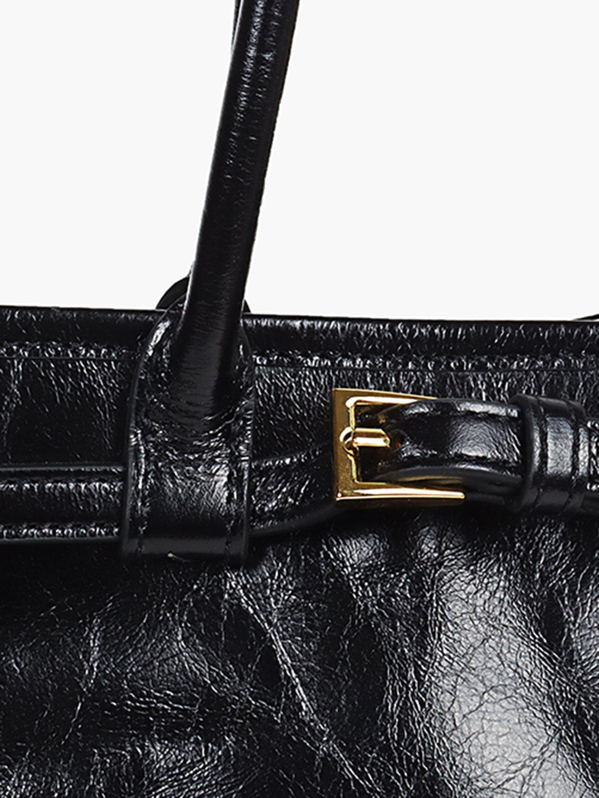 Diana | Sleek Vegan Leather Shoulder Bag – Minimalist & Versatile - in Black | Arvea Bags