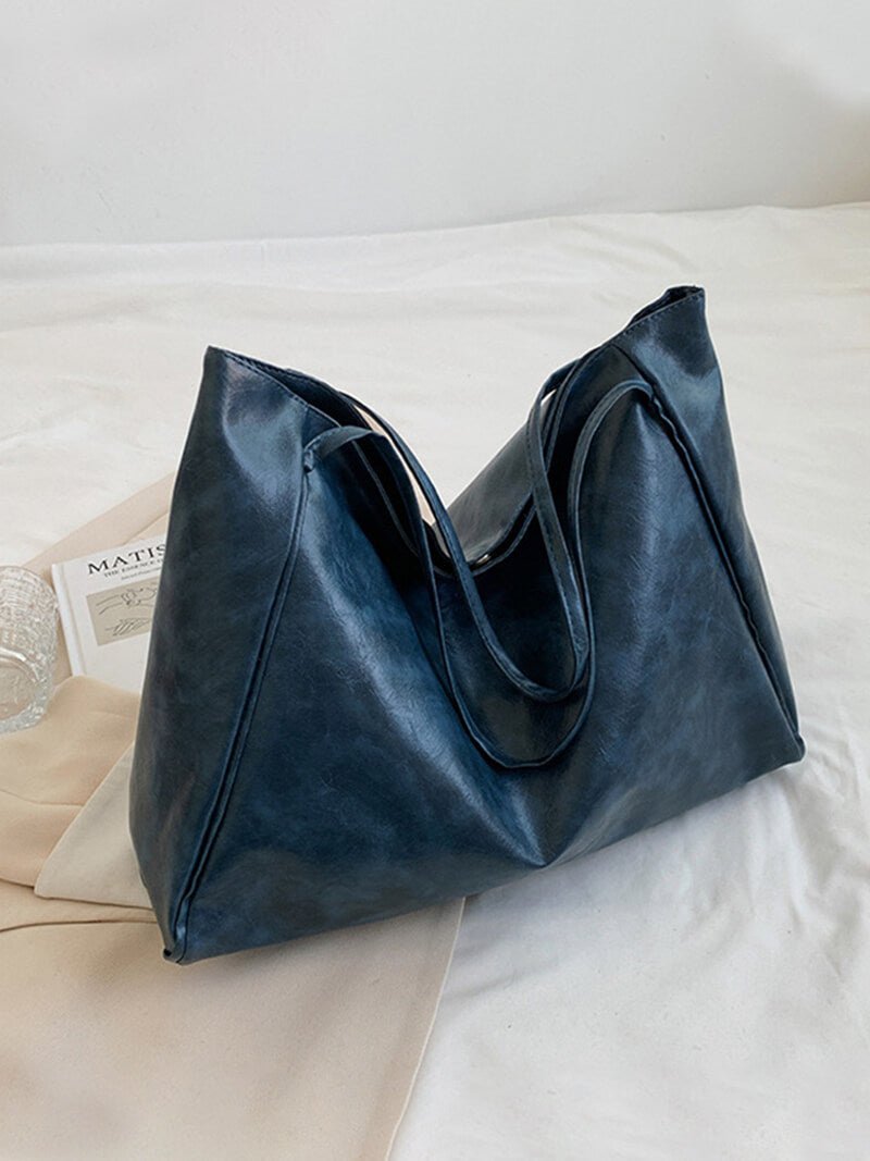 Diane Shopper Bag – Spacious Tote Handbag with Minimalist Design - in Blue | Arvea Bags