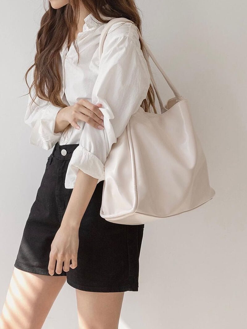 Diane Shopper Bag – Spacious Tote Handbag with Minimalist Design - in Blue | Arvea Bags