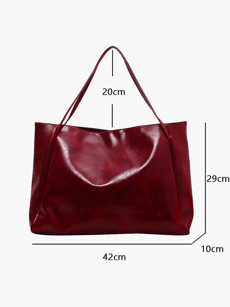 Diane Shopper Bag – Spacious Tote Handbag with Minimalist Design - in Blue | Arvea Bags