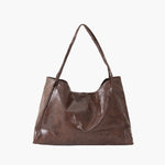 Diane Shopper Bag – Spacious Tote Handbag with Minimalist Design - in Brown | Arvea Bags